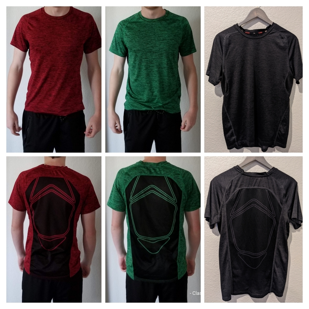 3 FILA men's athletic shirts